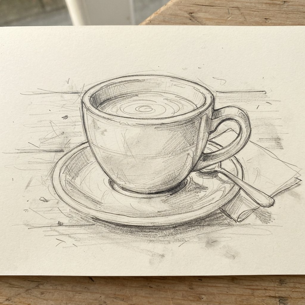 cup sketch