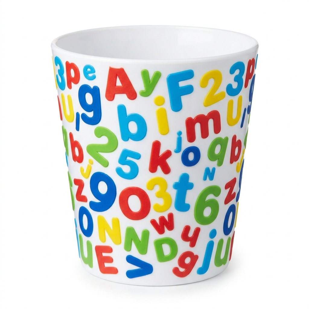 Alphabet and number cup design 202609051414