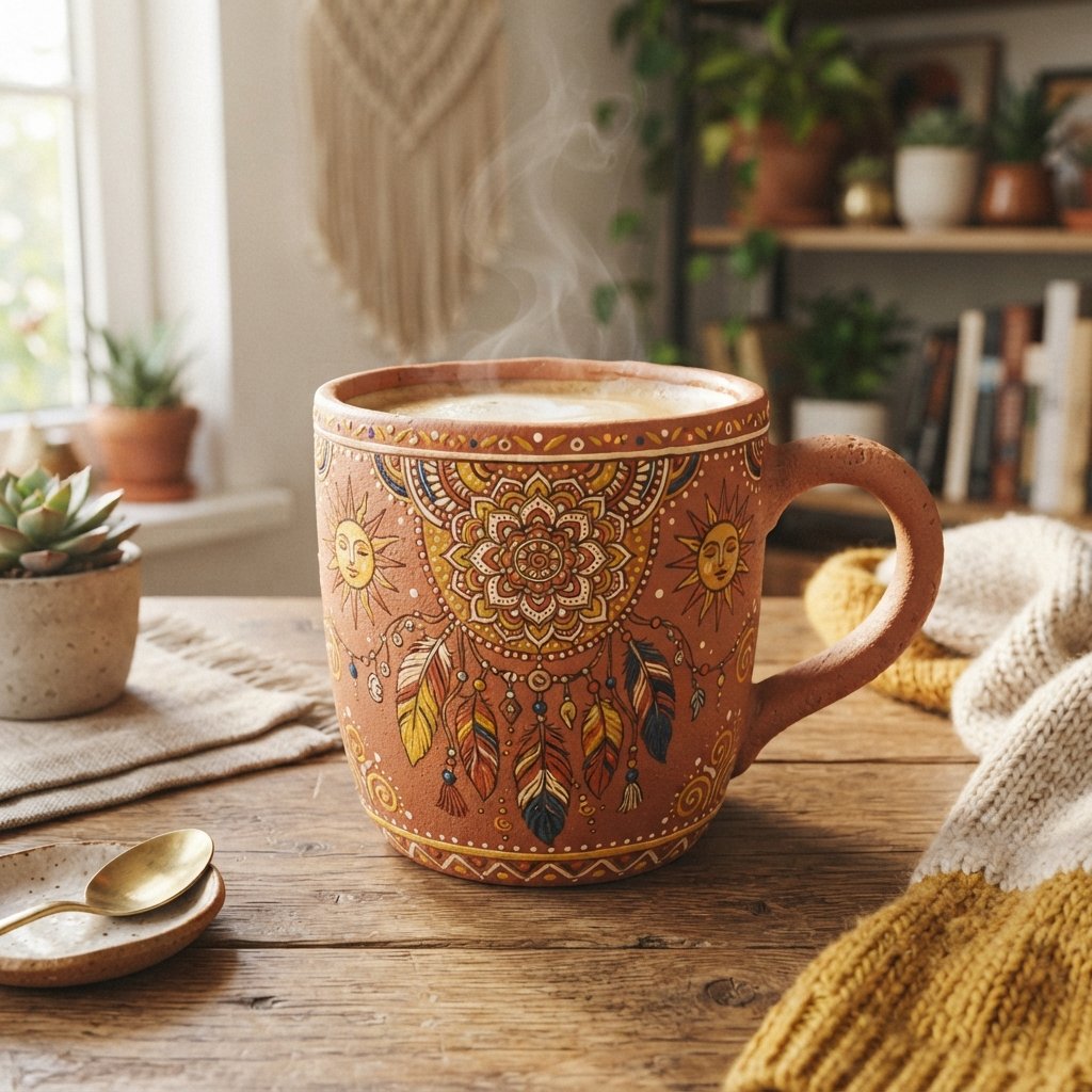 Boho Cup Designs drawing Ideas