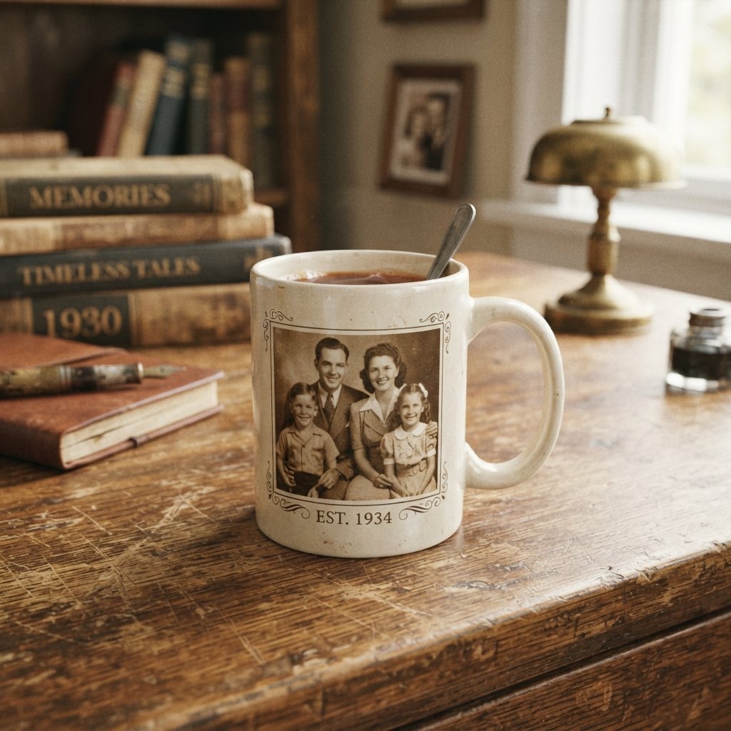 21 Best Cup Design Photo Ideas for Every Occasion 8 Ceramic mug on wooden desk 202609021520