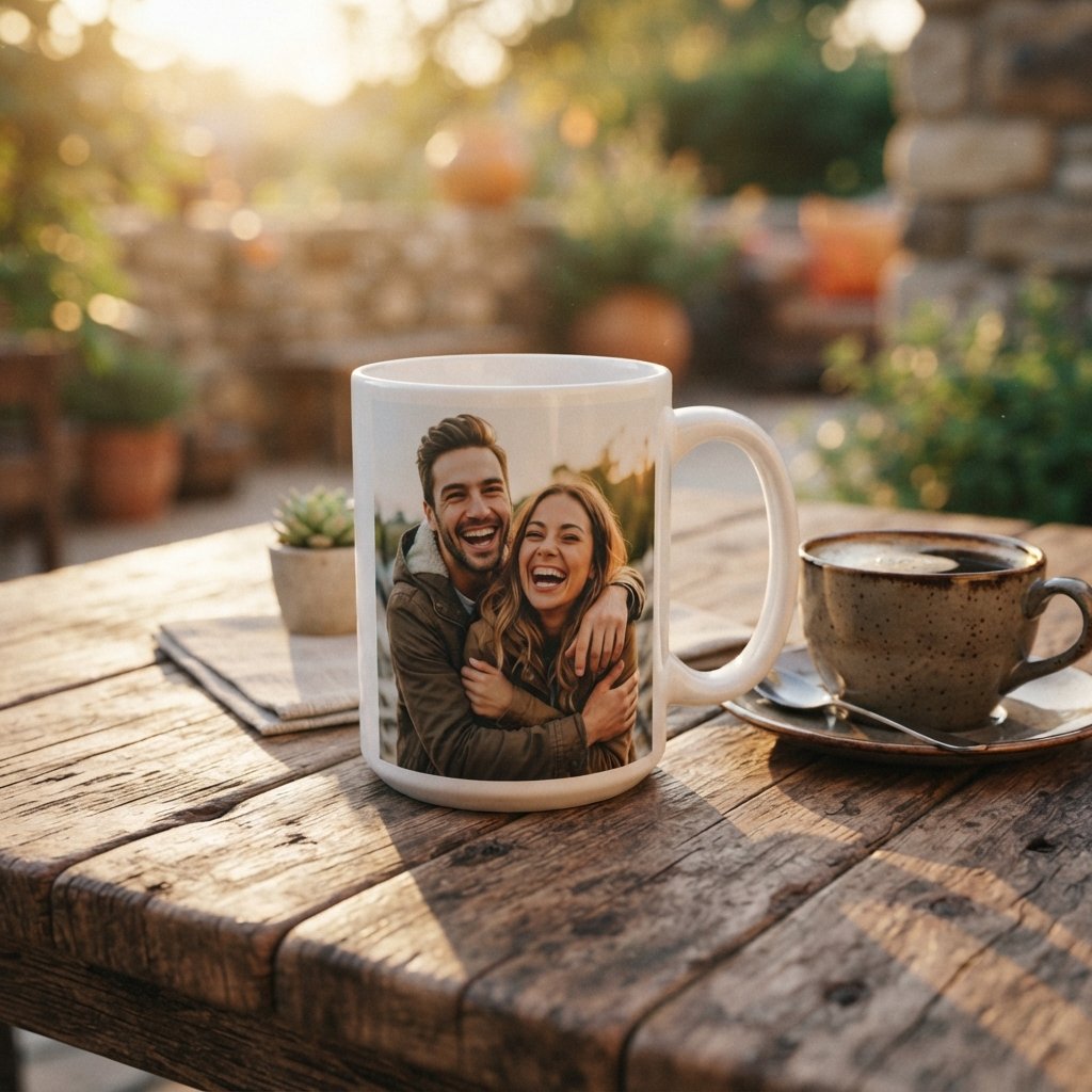 21 Best Cup Design Photo Ideas for Every Occasion 7 Ceramic mug on wooden table 202609021520