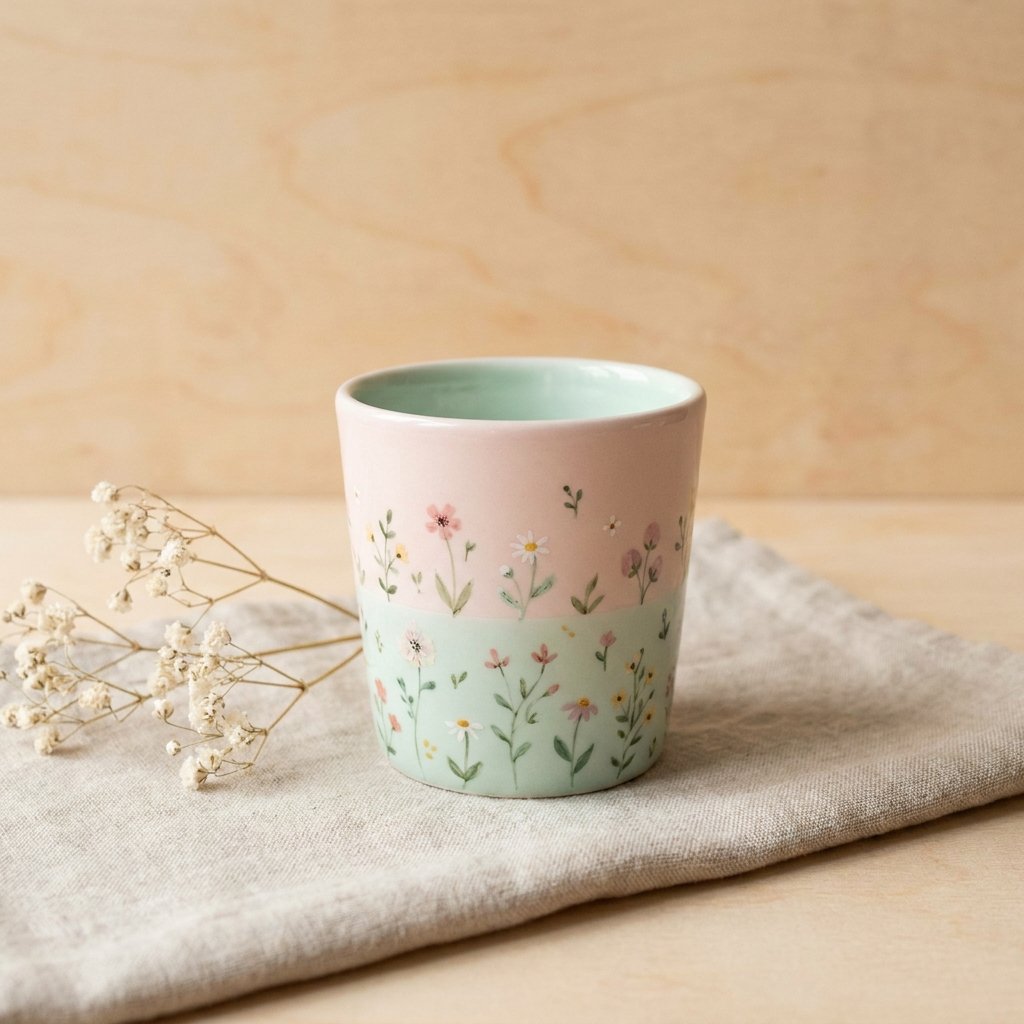 Floral Pattern Cup Design 202609051414