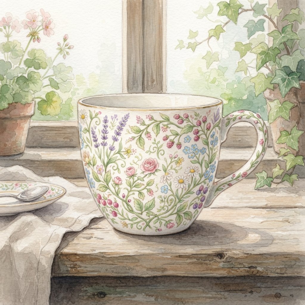 Floral Cup Design Ideas