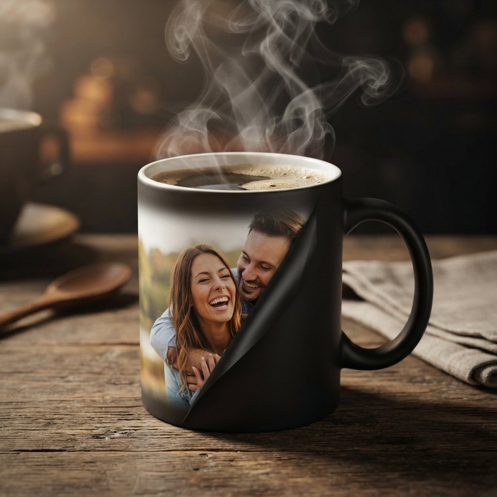 21 Best Cup Design Photo Ideas for Every Occasion 19 Heat reveal mug showing photo 202609021522