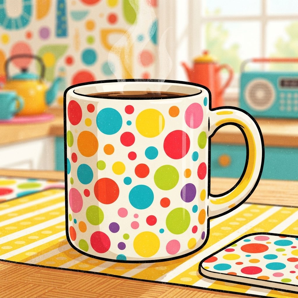 Polka Dot Cup Design Ideas