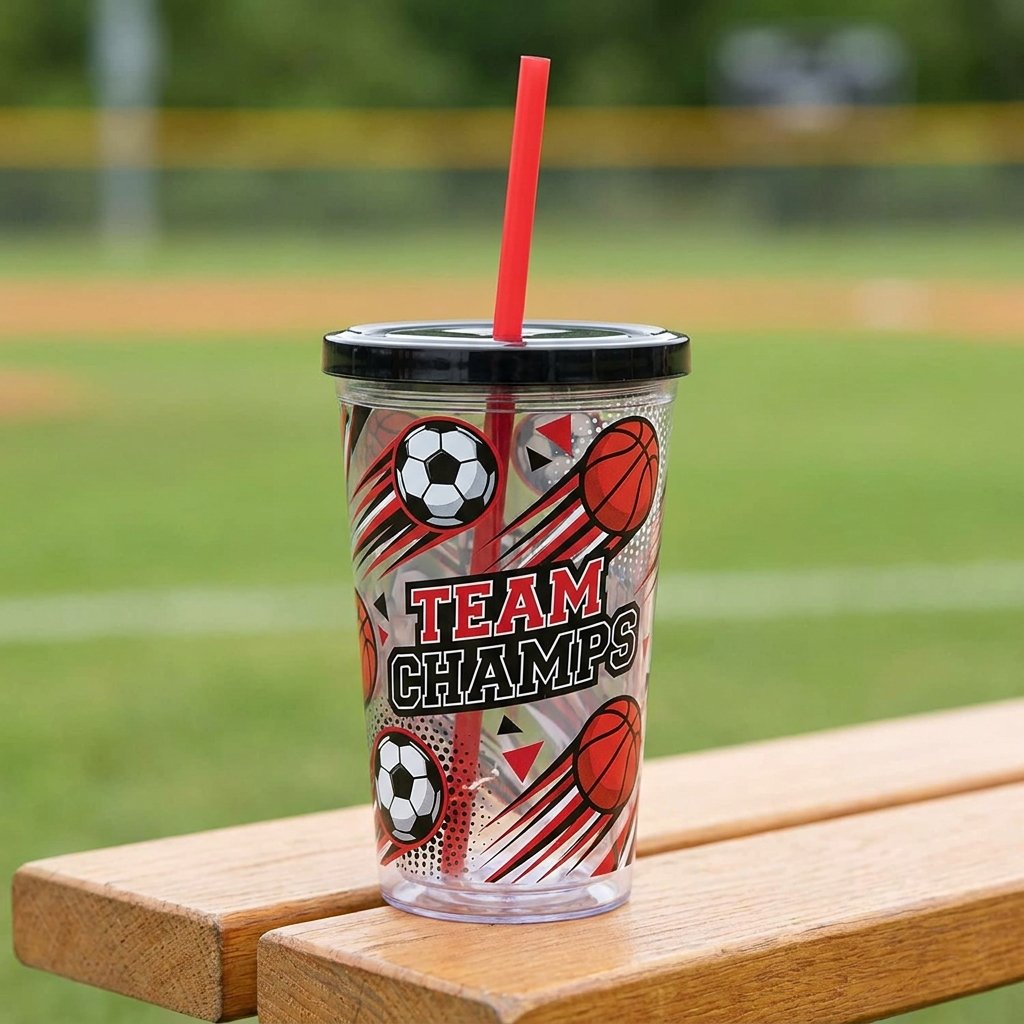 Sports themed cup design 202609051414