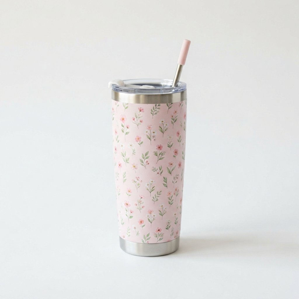 20 Stunning Dreamy Cup Designs Tumbler Ideas to Pin & Recreate 2 Floral Patterns For A Soft, Feminine Touch