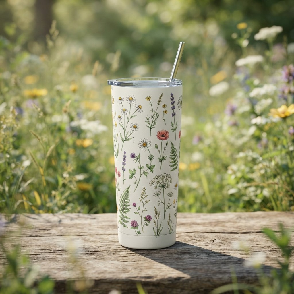 20 Stunning Dreamy Cup Designs Tumbler Ideas to Pin & Recreate 11 Wildflower Prints For A Free Spirited Look