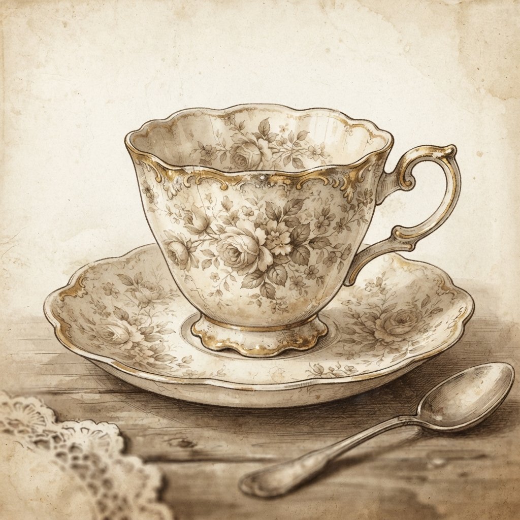 Vintage Cup Design Ideas