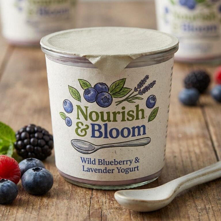 yogurt cup packaging design